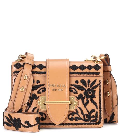 prada cahier shoulder bag price|prada cahier bag embroidered.